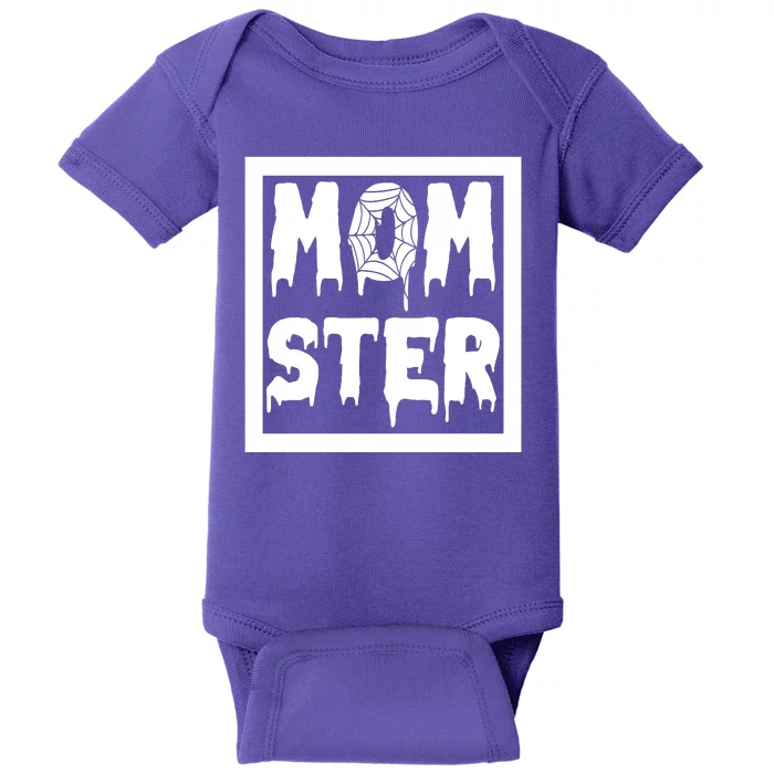 Momster Halloween Spooky Mom Baby Bodysuit