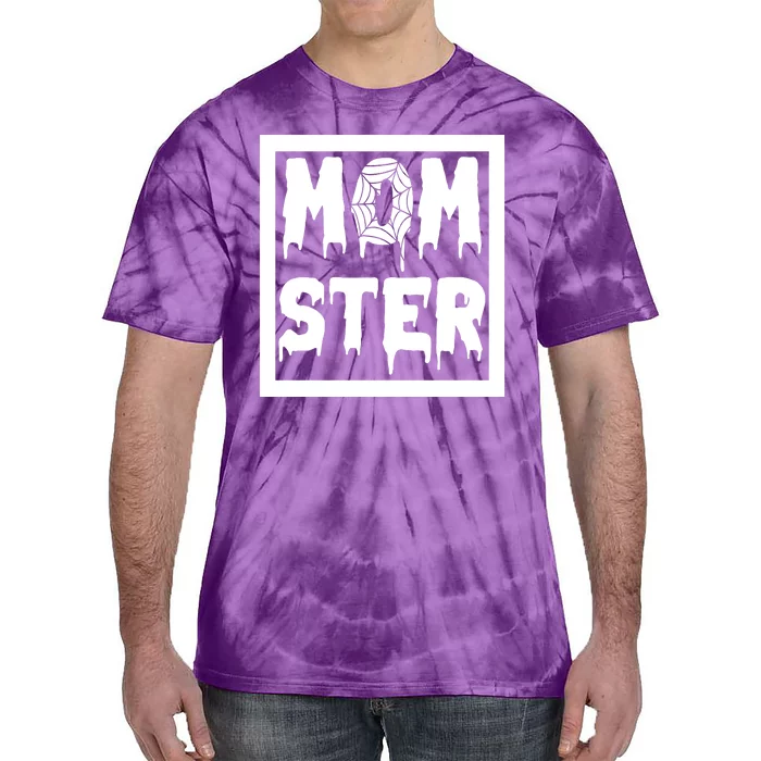 Momster Halloween Spooky Mom Tie-Dye T-Shirt