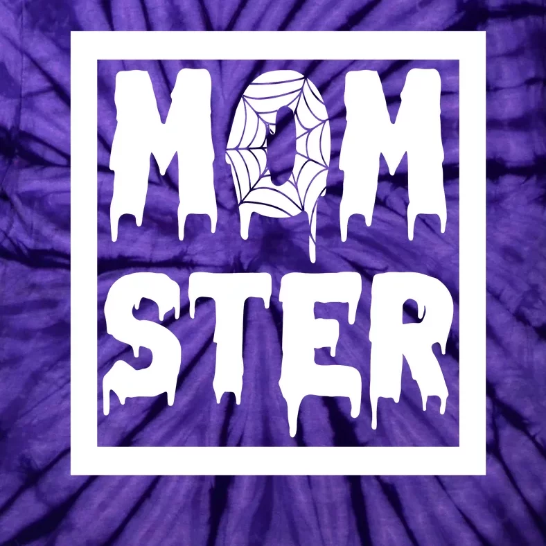 Momster Halloween Spooky Mom Tie-Dye T-Shirt