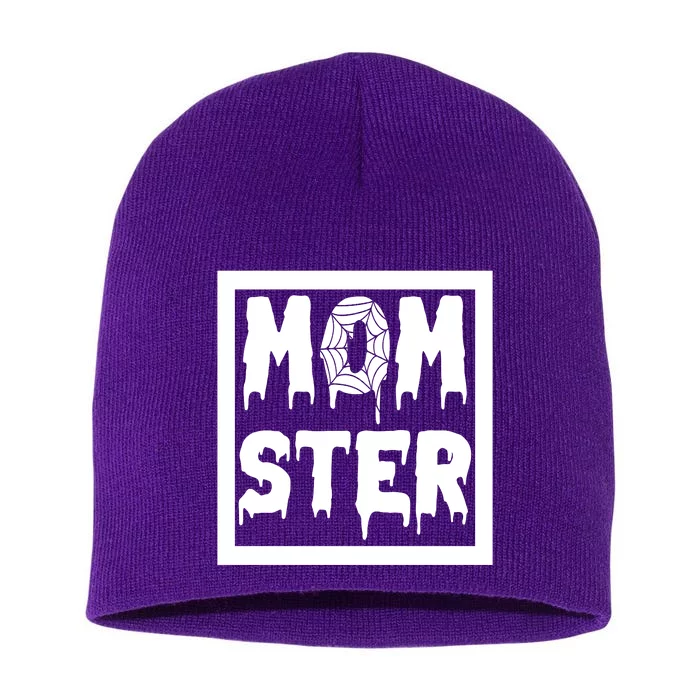 Momster Halloween Spooky Mom Short Acrylic Beanie