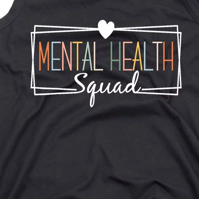 Mental Health Squad Brain Illness Mental Health Awareness Tank Top