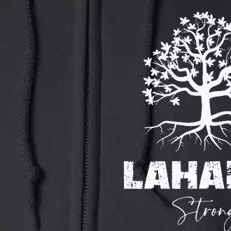 Maui Hawaii Strong Maui Wildfire Lahaina Survivor Full Zip Hoodie