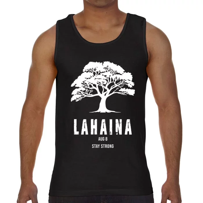 Maui Hawaii Strong Maui Wildfire Lahaina Survivor Comfort Colors® Tank Top