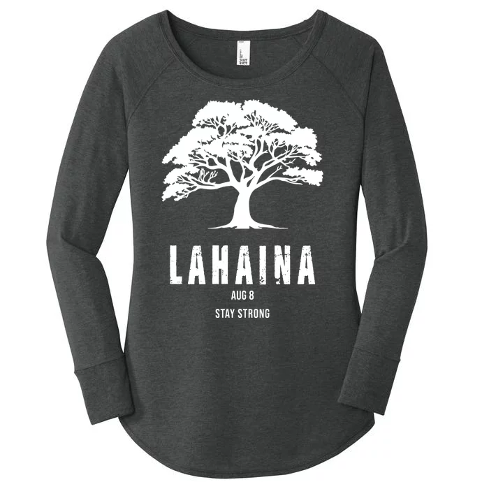 Maui Hawaii Strong Maui Wildfire Lahaina Survivor Women's Perfect Tri Tunic Long Sleeve Shirt