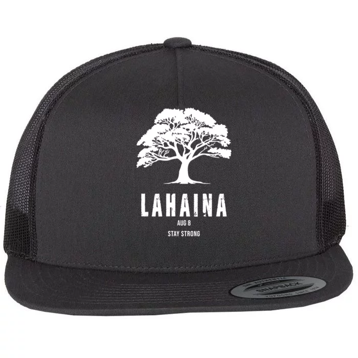 Maui Hawaii Strong Maui Wildfire Lahaina Survivor Flat Bill Trucker Hat