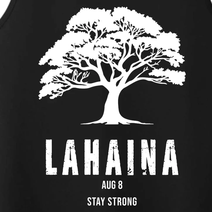 Maui Hawaii Strong Maui Wildfire Lahaina Survivor Performance Tank