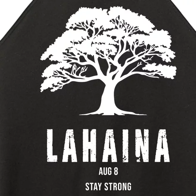 Maui Hawaii Strong Maui Wildfire Lahaina Survivor Women’s Perfect Tri Rocker Tank