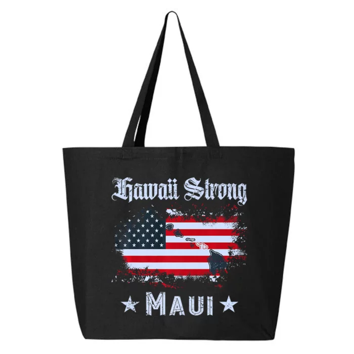 Maui Hawaii Strong Distressed Look Hawaii 25L Jumbo Tote