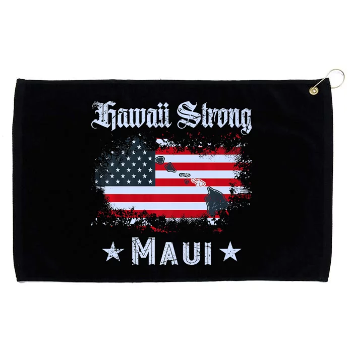 Maui Hawaii Strong Distressed Look Hawaii Grommeted Golf Towel