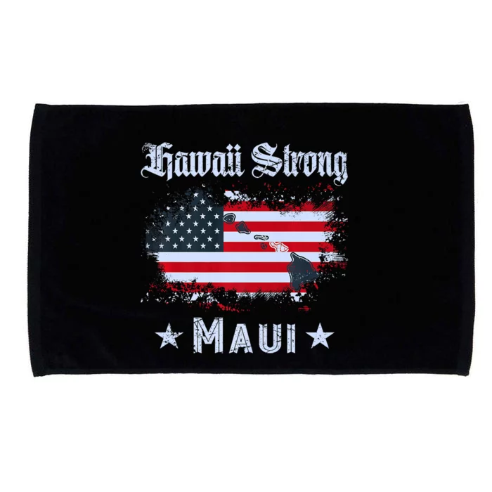 Maui Hawaii Strong Distressed Look Hawaii Microfiber Hand Towel