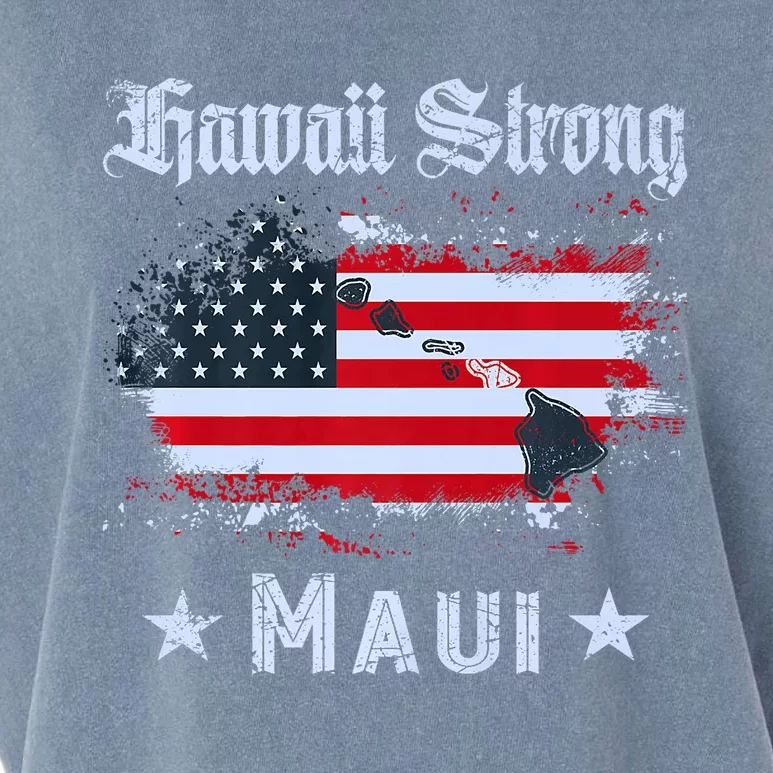 Maui Hawaii Strong Distressed Look Hawaii Garment-Dyed Women's Muscle Tee