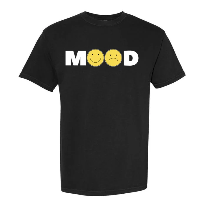 Mood Happy Sad Smile Face Garment-Dyed Heavyweight T-Shirt