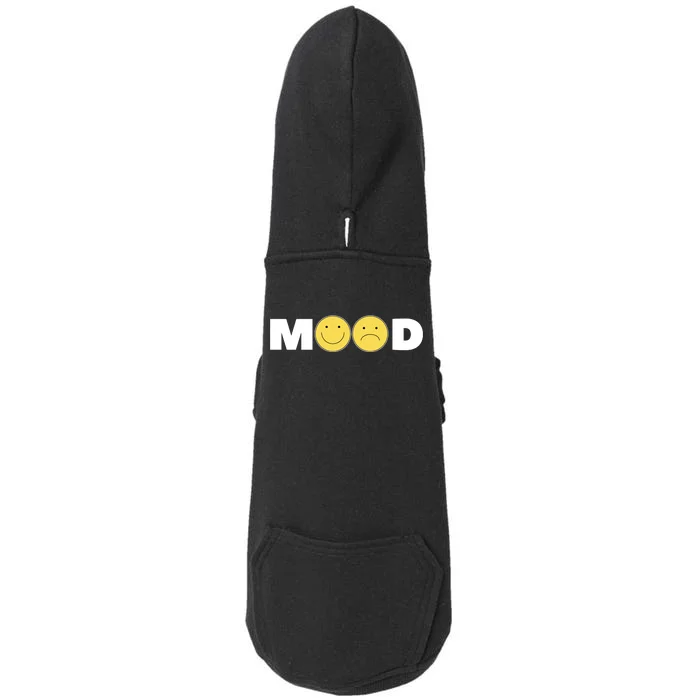 Mood Happy Sad Smile Face Doggie 3-End Fleece Hoodie