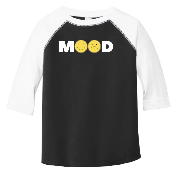 Mood Happy Sad Smile Face Toddler Fine Jersey T-Shirt