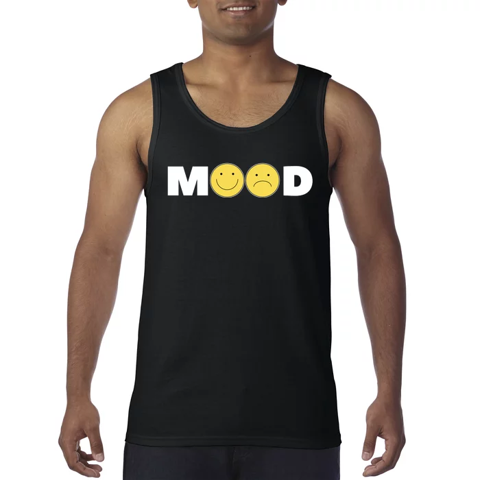 Mood Happy Sad Smile Face Tank Top