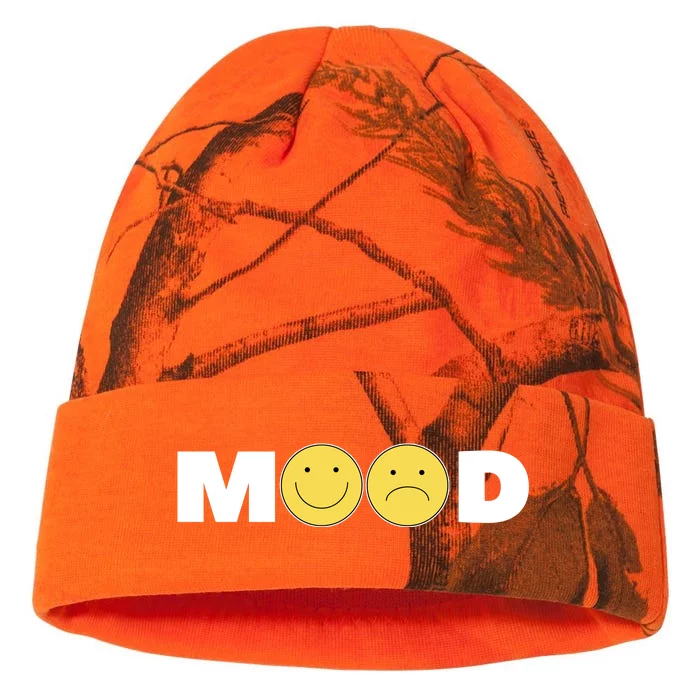 Mood Happy Sad Smile Face Kati - 12in Camo Beanie