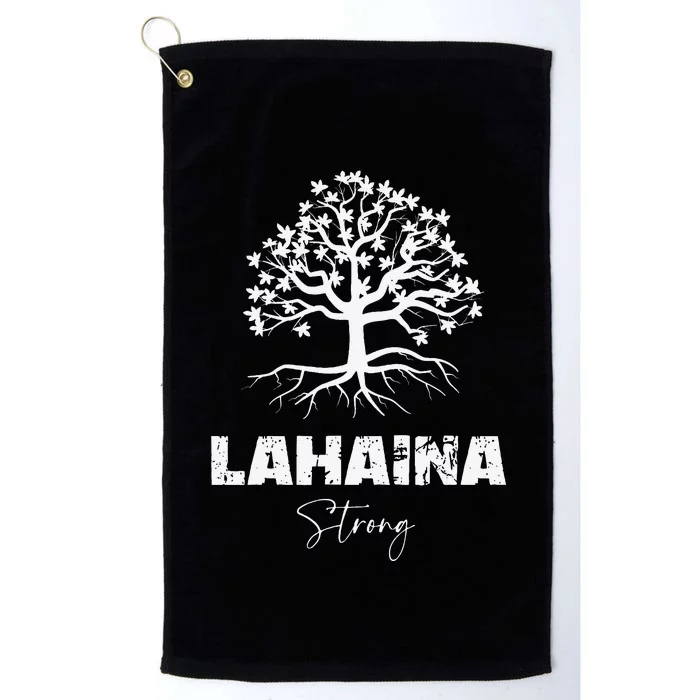 Maui Hawaii Strong Maui Wildfire Lahaina Survivor Platinum Collection Golf Towel