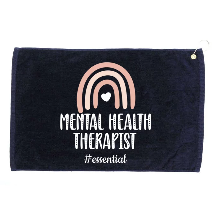 Mental Health Therapist Essential Tal Health Counselor Gift Grommeted Golf Towel