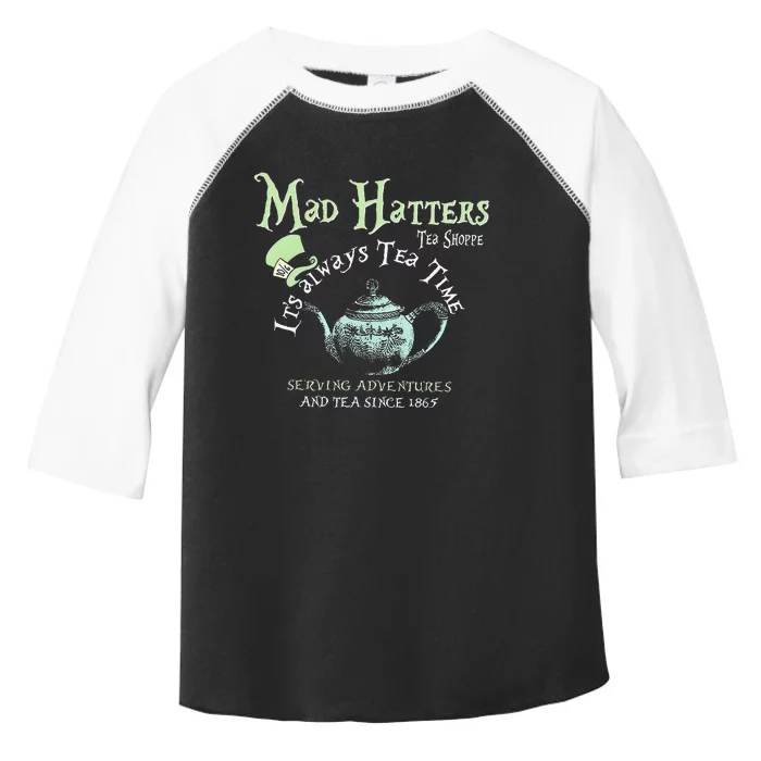 Mad Hatters Tea Shoppe ItS Always Tea Time Toddler Fine Jersey T-Shirt