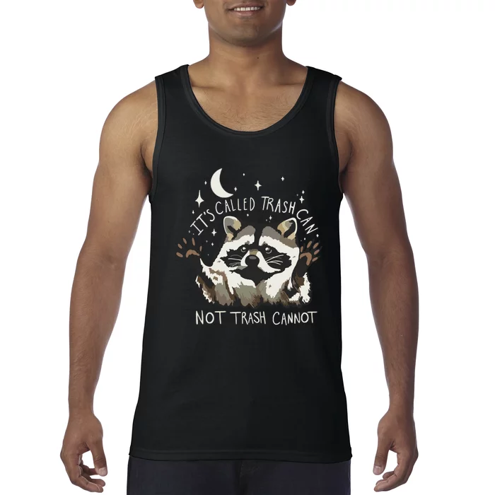 Meme Humor Trash Panda Quirky Unhinged Tank Top