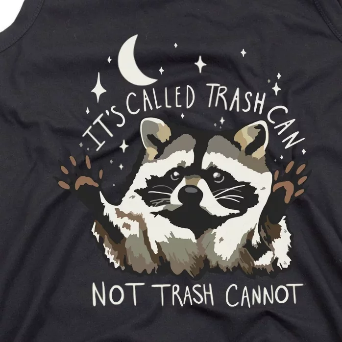 Meme Humor Trash Panda Quirky Unhinged Tank Top