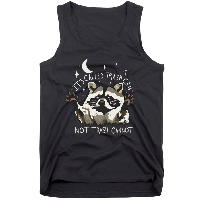 Meme Humor Trash Panda Quirky Unhinged Tank Top