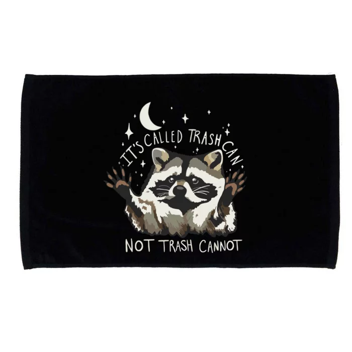 Meme Humor Trash Panda Quirky Unhinged Microfiber Hand Towel