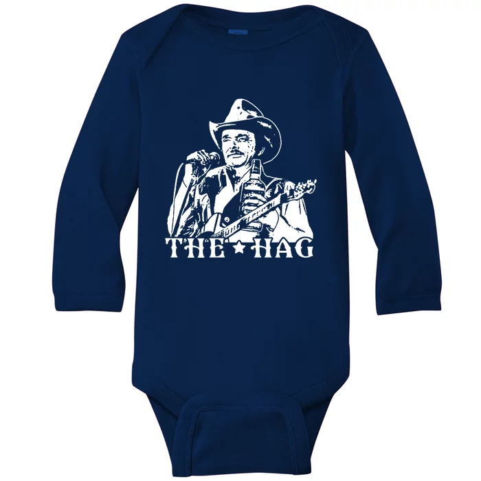 Merle Haggard The Hag Baby Long Sleeve Bodysuit