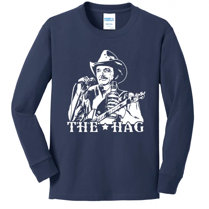 Merle Haggard The Hag Kids Long Sleeve Shirt