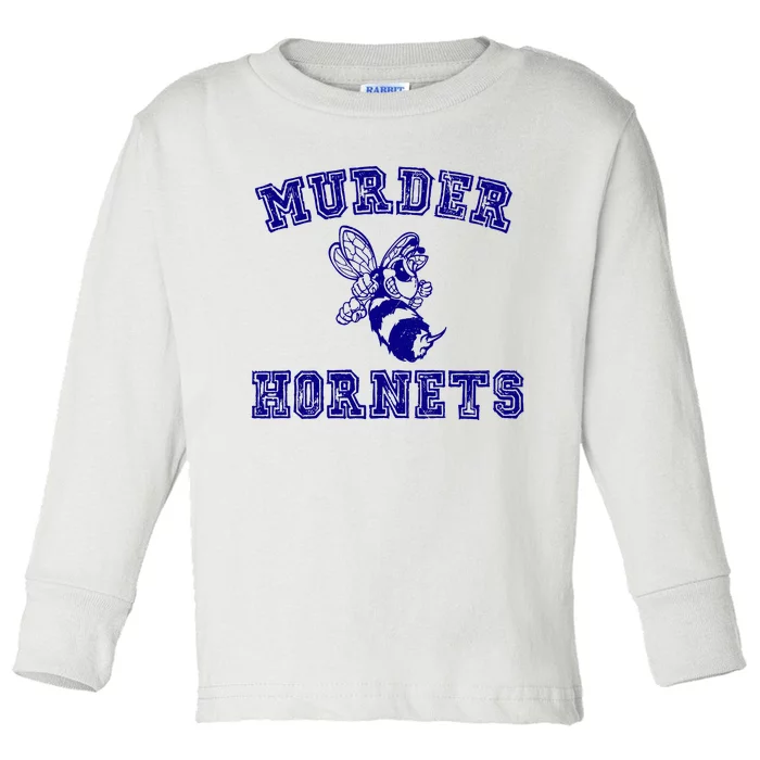 Murder Hornets Team Toddler Long Sleeve Shirt