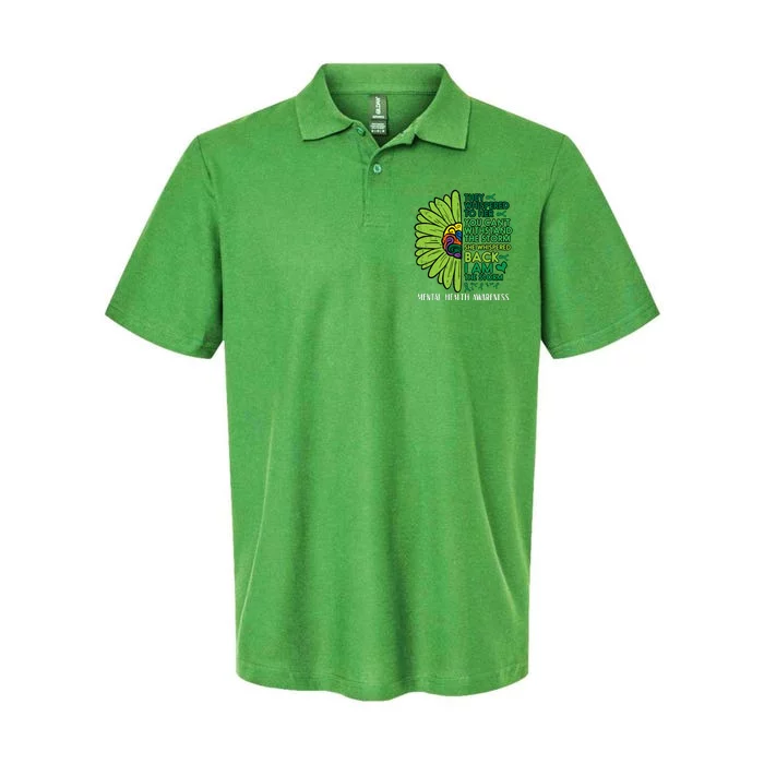 Mental Health They Whispered To Her Awareness Softstyle Adult Sport Polo