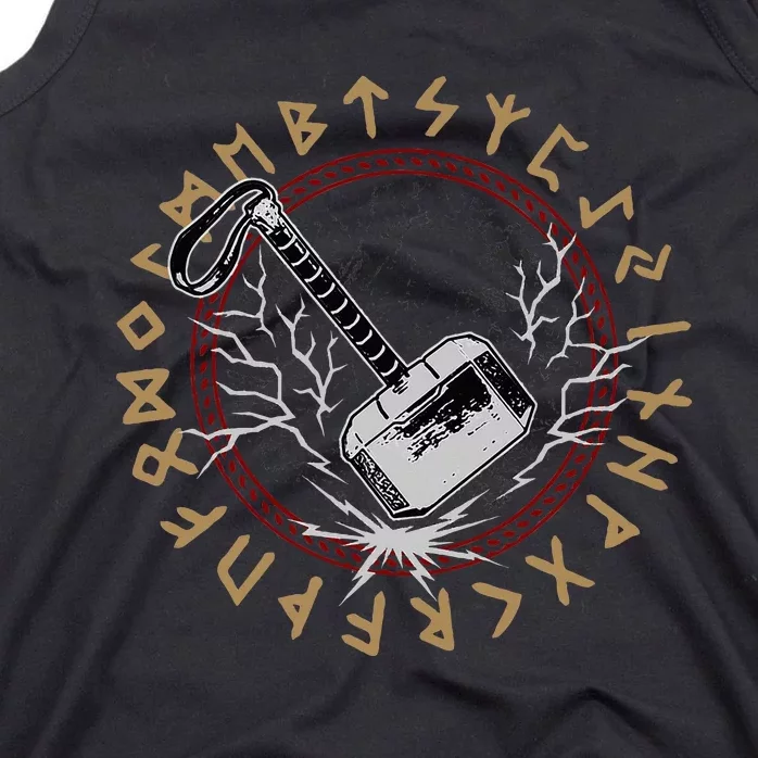 Mjolnir Hammer Thor Viking Tank Top