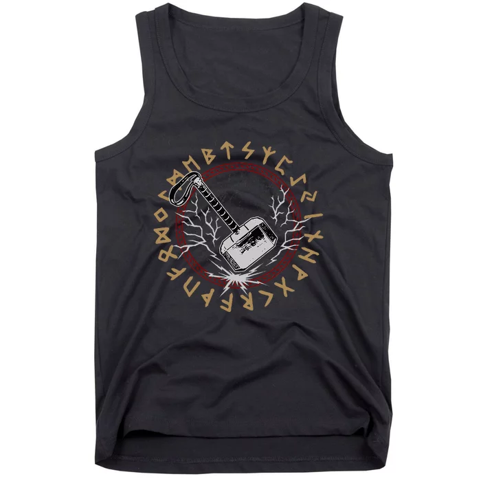 Mjolnir Hammer Thor Viking Tank Top