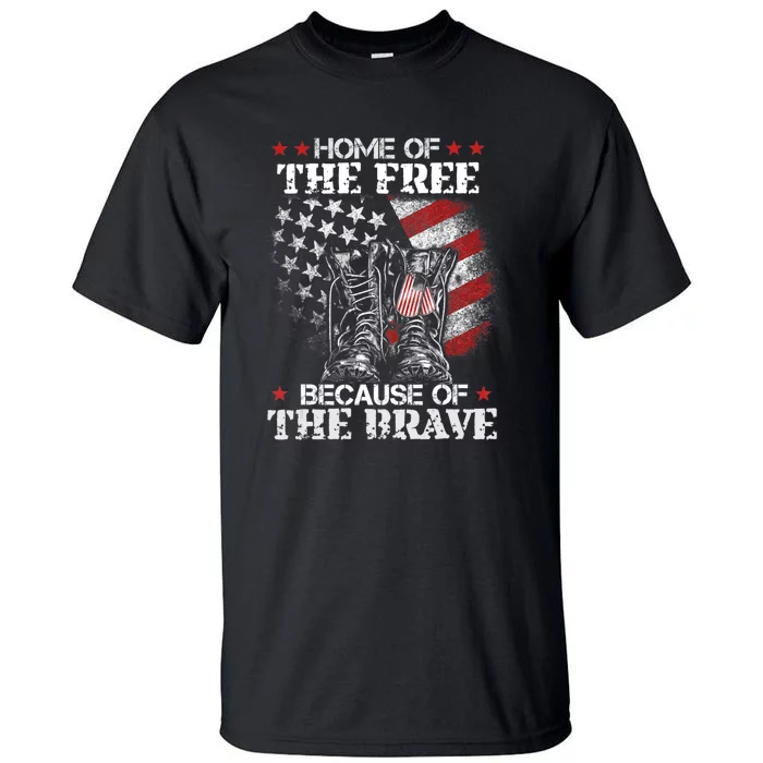 Memorial Honor The Fallen Veteran Support Tall T-Shirt