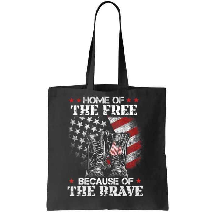 Memorial Honor The Fallen Veteran Support Tote Bag