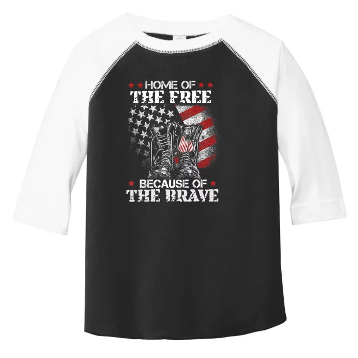 Memorial Honor The Fallen Veteran Support Toddler Fine Jersey T-Shirt