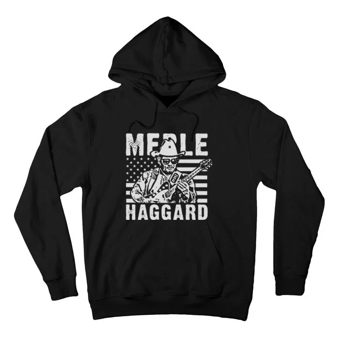 Merle Haggard T Shirt Vintage Country Rock T Shirt Tall Hoodie