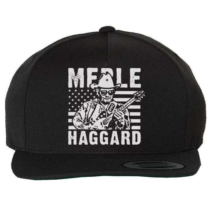 Merle Haggard T Shirt Vintage Country Rock T Shirt Wool Snapback Cap