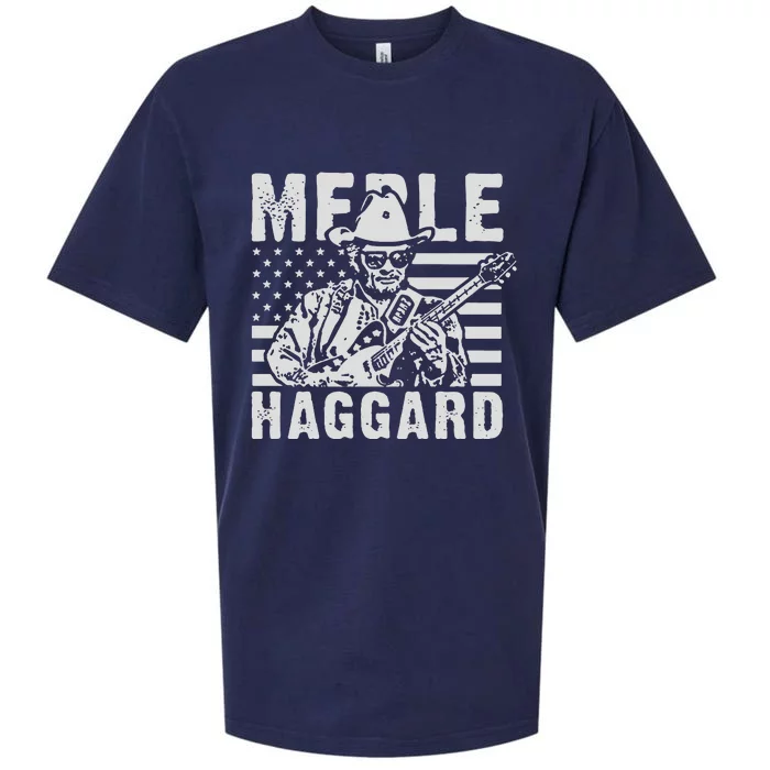 Merle Haggard T Shirt Vintage Country Rock T Shirt Sueded Cloud Jersey T-Shirt