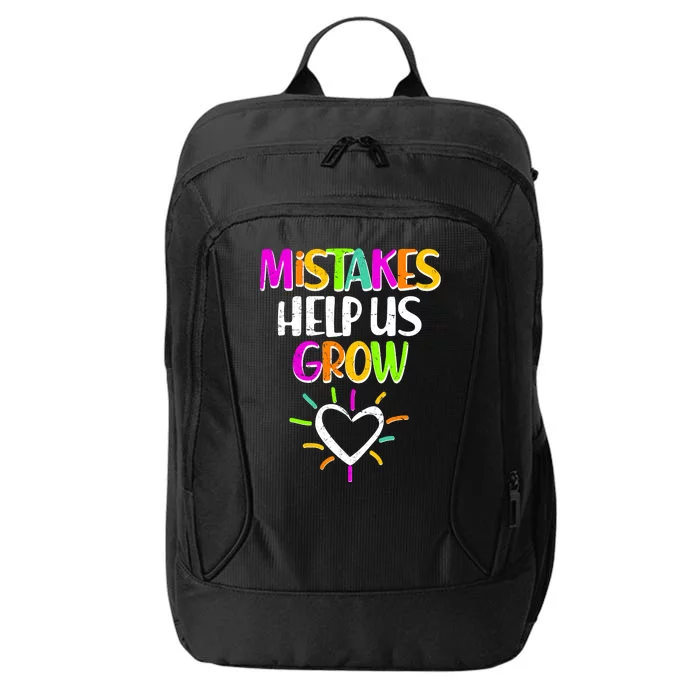 Mistakes Helps Us Grow City Backpack