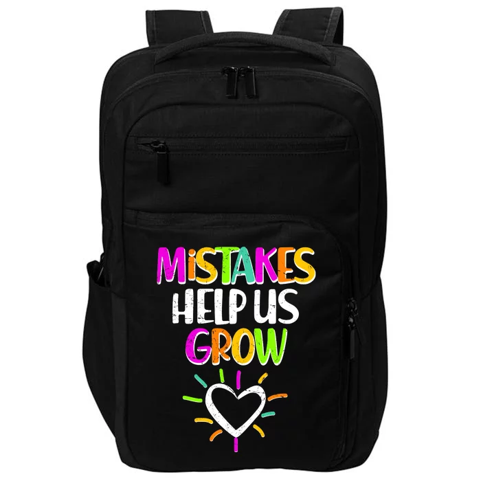 Mistakes Helps Us Grow Impact Tech Backpack