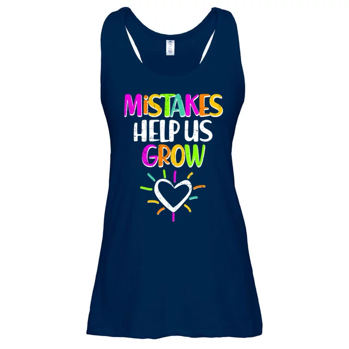 Mistakes Helps Us Grow Ladies Essential Flowy Tank