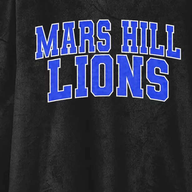 Mars Hill University Lions Hooded Wearable Blanket