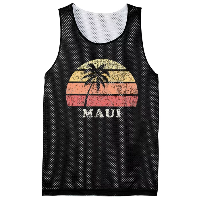 Maui HI Vintage 70s Retro Throwback Design Mesh Reversible Basketball Jersey Tank