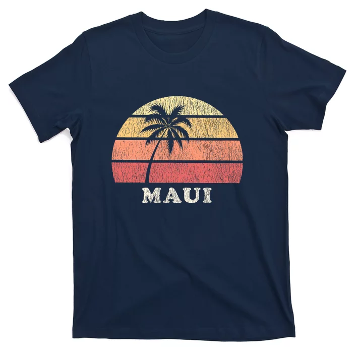 Maui HI Vintage 70s Retro Throwback Design T-Shirt