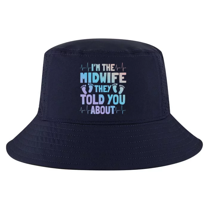 Midwife Healthcare Worker Obstetrician Labour Birth Gift Cool Comfort Performance Bucket Hat