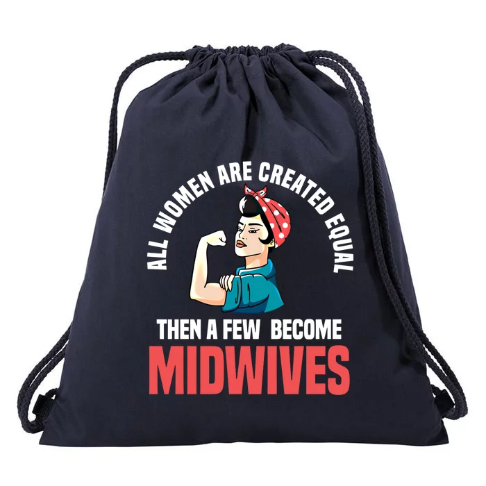 Midwife Healthcare Worker Birth Obstetrician Gift Drawstring Bag