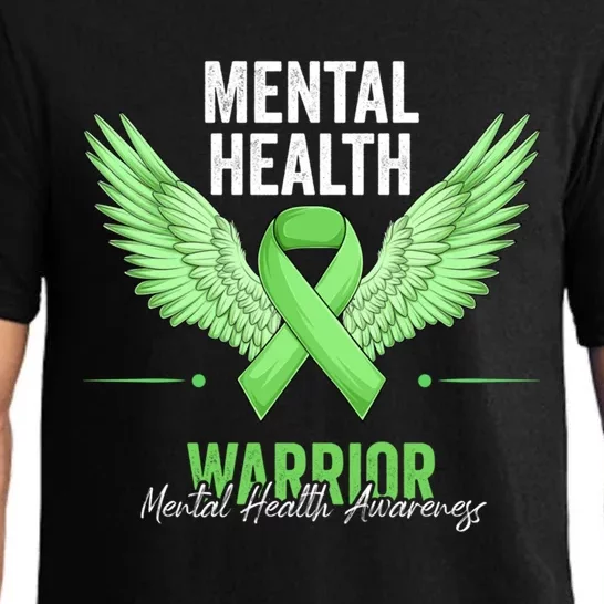 Mental Health Warrior Tal Health Matters Awareness Month Gift Pajama Set