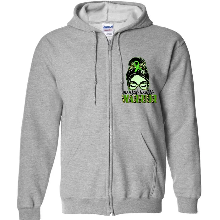 Mental Health Warrior Full Zip Hoodie