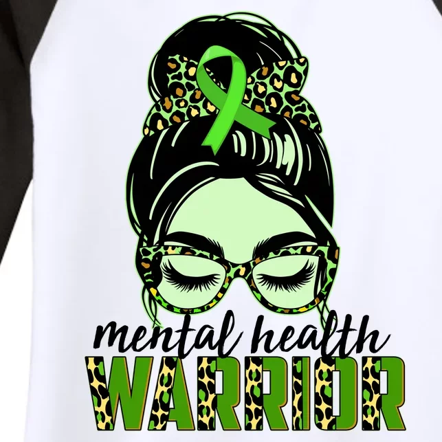 Mental Health Warrior Women's Tri-Blend 3/4-Sleeve Raglan Shirt